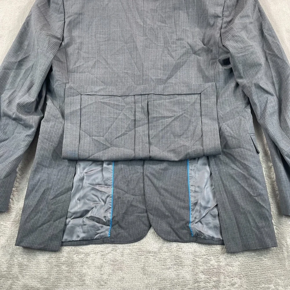 Brooks Brothers Regent-Fit Blazer 42L REDA Italy Wool Brookscool Gray Sport Coat
